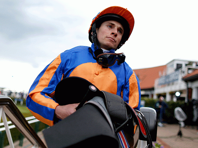 Ryan Moore will be bidding to carry these colours to glory on Churchill in Saturday's 2,000 Guineas