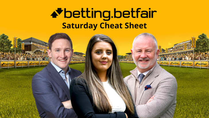 Saturday horse racing cheat sheet from Betfair