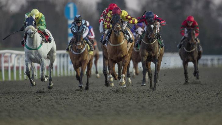 There is all-weather racing from Kempton on Monday evening