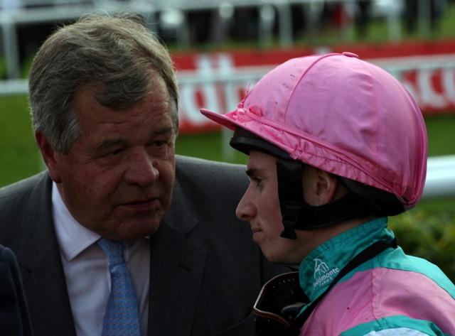 Sir Michael Stoute and Ryan Moore are very excited about Midterm's Derby prospects
