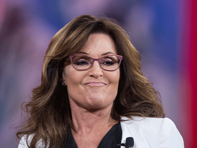 Palin's endorsement and speech is dominating US airwaves
