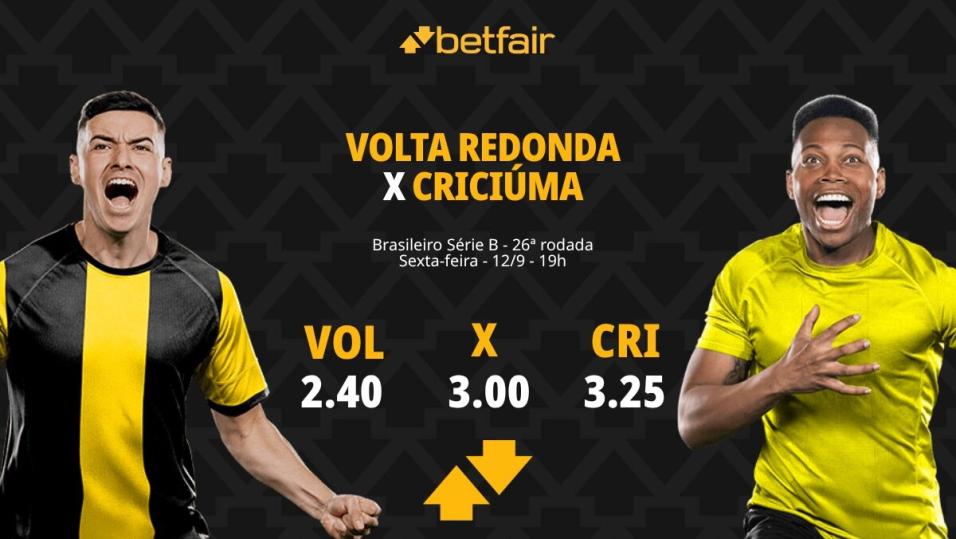 Volta Redonda x Criciúma - Série B: palpites, odds, estatísticas, onde ...