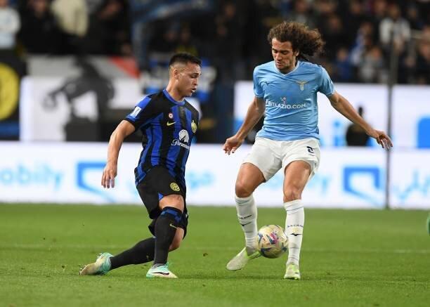 Lautaro Martinez durante Inter Milão x Lazio