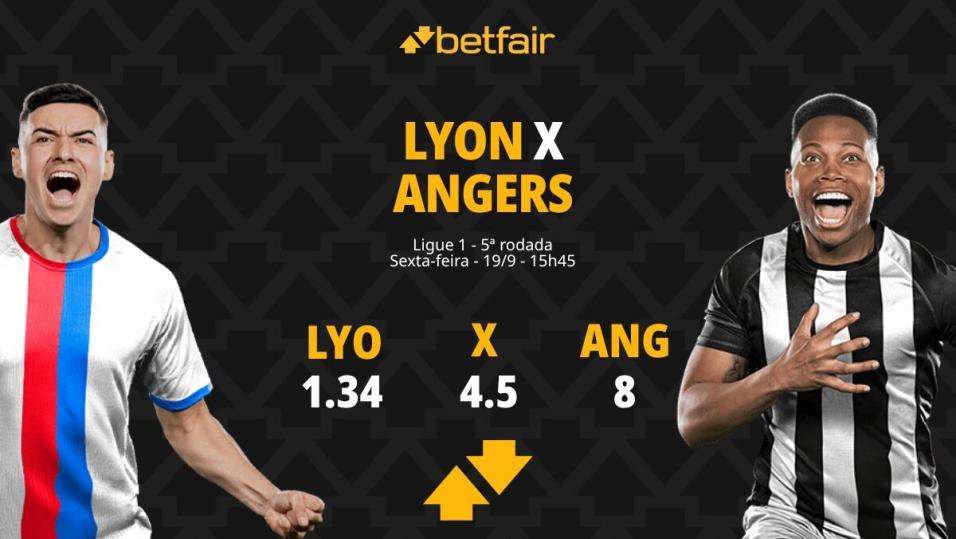 Lyon x Angers - Ligue 1: palpites, odds, estatísticas, onde assistir ao ...