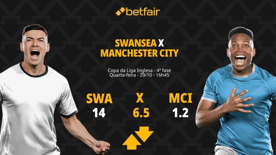 Swansea x Manchester City - Copa da Liga Inglesa: palpites, odds ...