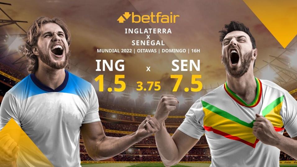 Inglaterra x Senegal ao vivo na Copa do Mundo: como assistir o