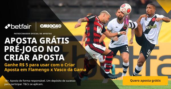 Palpites, onde assistir Flamengo x Vasco - Cariocão Betfair 22