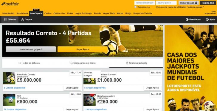 Como ver o histórico de apostas no site da Betfair?