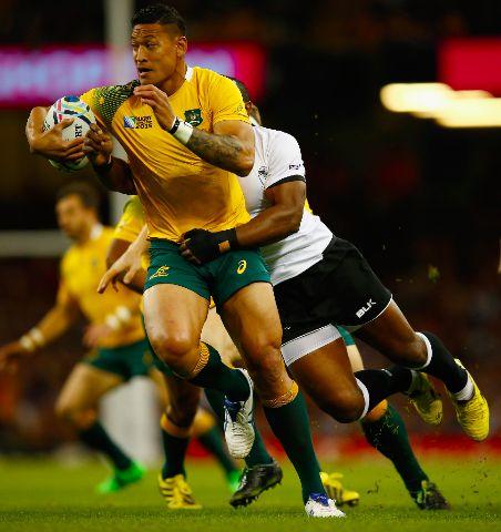 Israel Folau is long overdue to score a try, maybe even the first of the game 