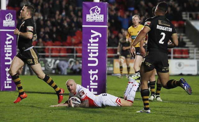 Luke Walsh, seen scoring for Saints against Catalan in 2016, will be hoping for the opposite this time around