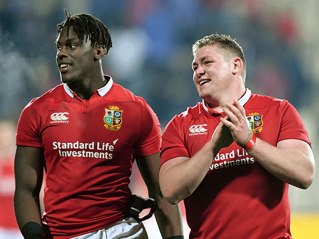 All smiles - but will Maro Itoje (left) finally taste defeat against the All Blacks?