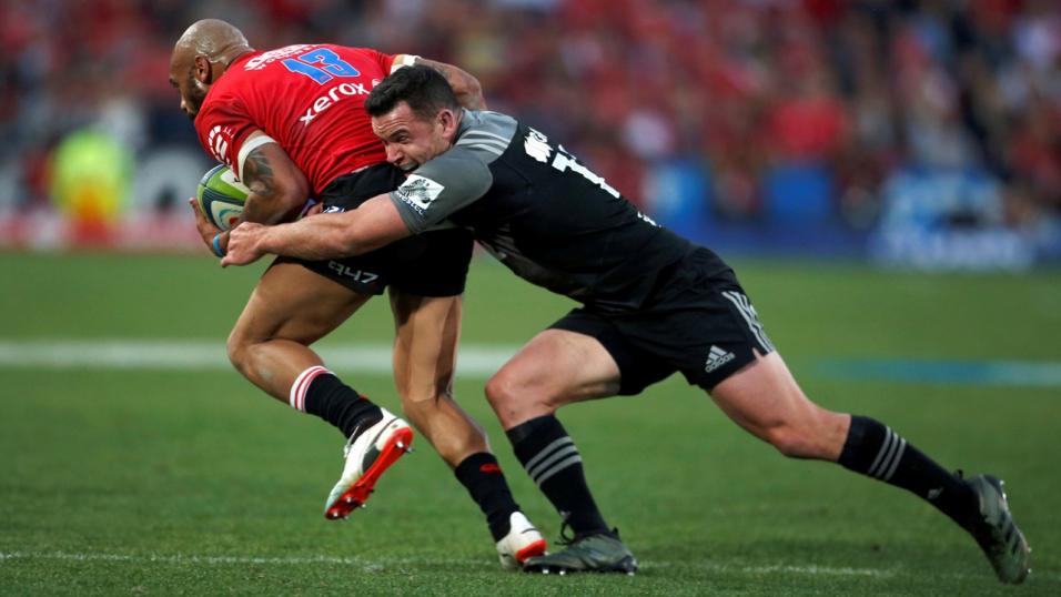 Super Rugby players from Lions and Crusaders