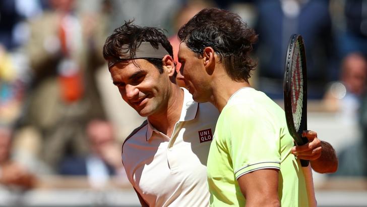 Roger Federer and Rafa Nadal at Australian Open