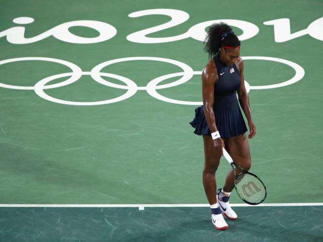 Serena endured a disappointing time in Rio...