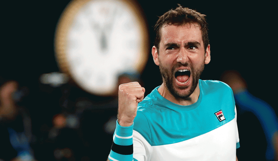 Marin Cilic stands between Kyle Edmund and a place in the Australian Open final 