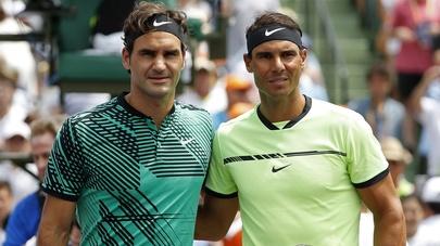 Tennis Players Roger Federer and Rafa Nadal