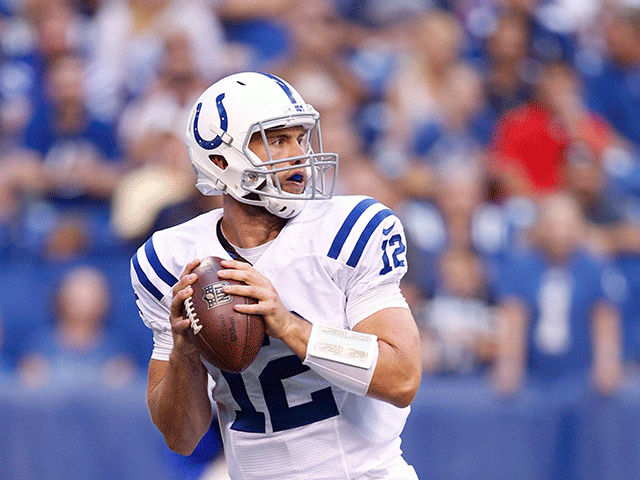Andrew Luck can throw his team to victory in Oakland