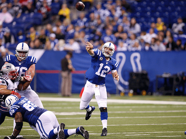 Andrew Luck could be set for a big passing day against Tennessee on Sunday