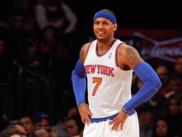 Can Carmelo help the Knicks to a win in London?