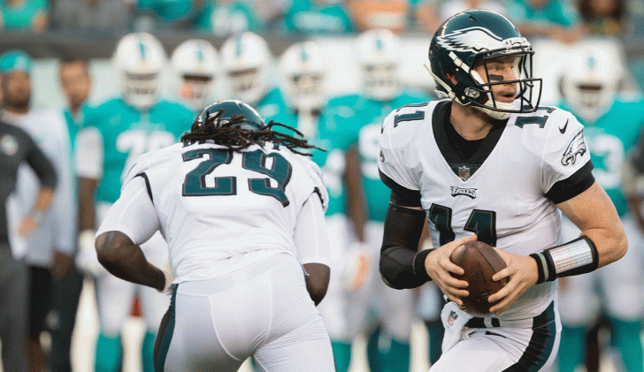 Carson Wentz and the Eagles are flying