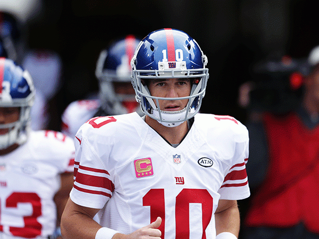 Can Eli Manning lead his Giants to a big win over the rival Cowboys>