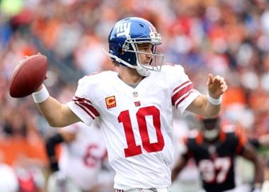 Another night Manning the offence: Eli turns up for TV games