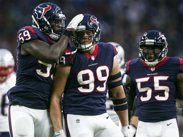 Mike Carlson believes Watt, Clowney, Mercilus, and Reader are the men to fear in Houston