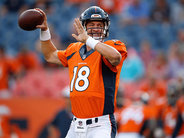 So no pressure then! Peyton Manning´s performance will have a big say in who wins