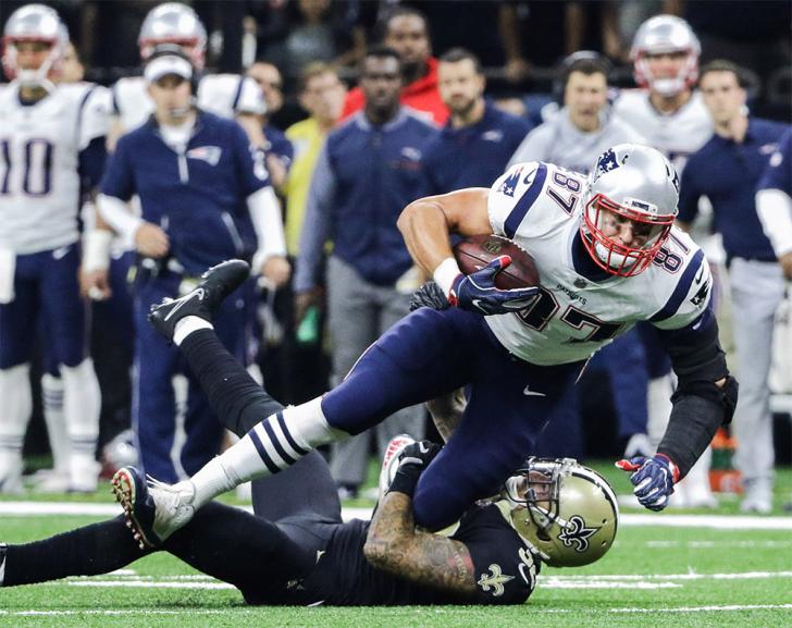 Will Rob Gronkowski be available when the Texans visit the Pats next week?