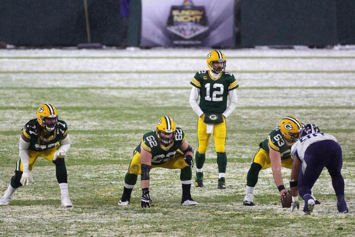 Green Bay Packers in NFL action