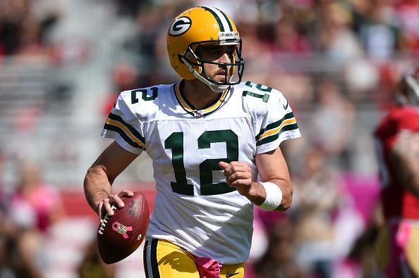 Aaron Rodgers has his banged up shoulder face an uphill task at the 7-2 Vikings