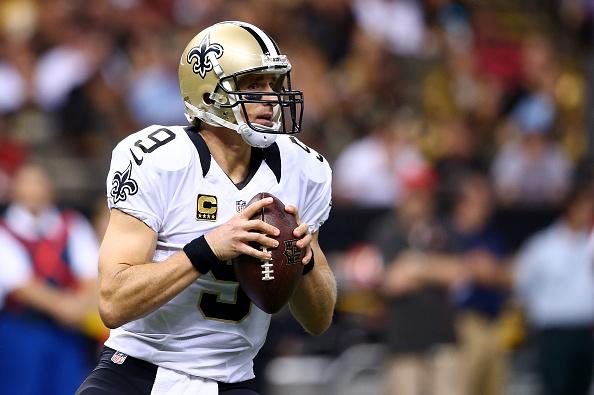 Drew Brees is listed as questionable to start on Sunday