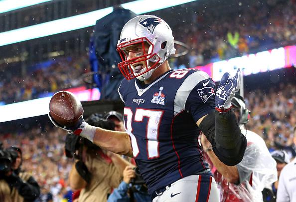 The Gronk is back to doing what he does best