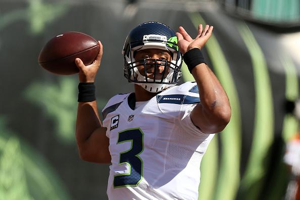 Russell Wilson will probably to running for his life again on Sunday