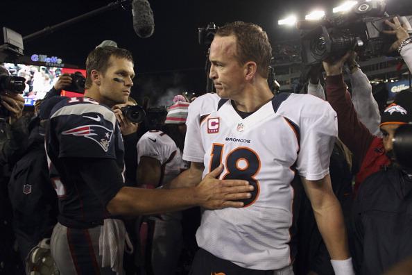Tom Brady and Peyton Manning meet for the 15th time on Sunday